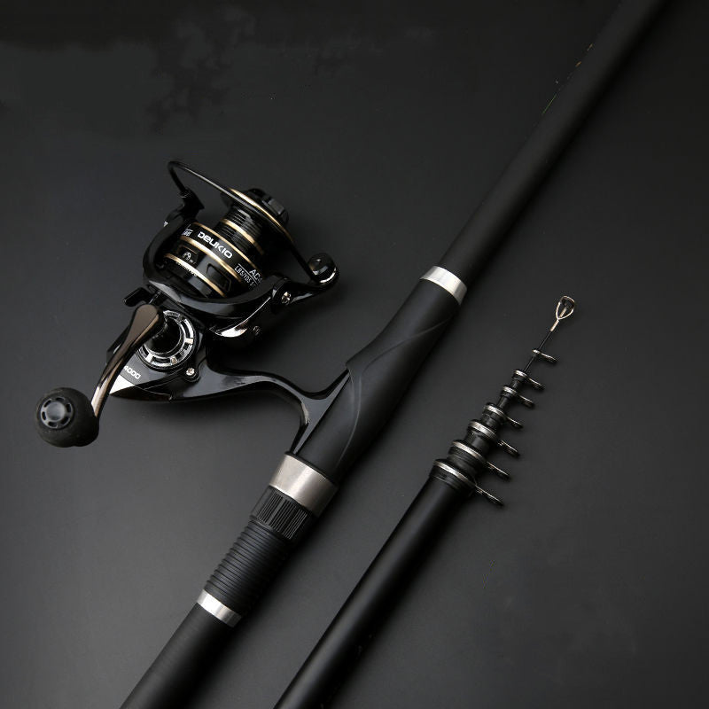 Lightweight Carbon Travel Fishing Rod - Lightweight & Durable