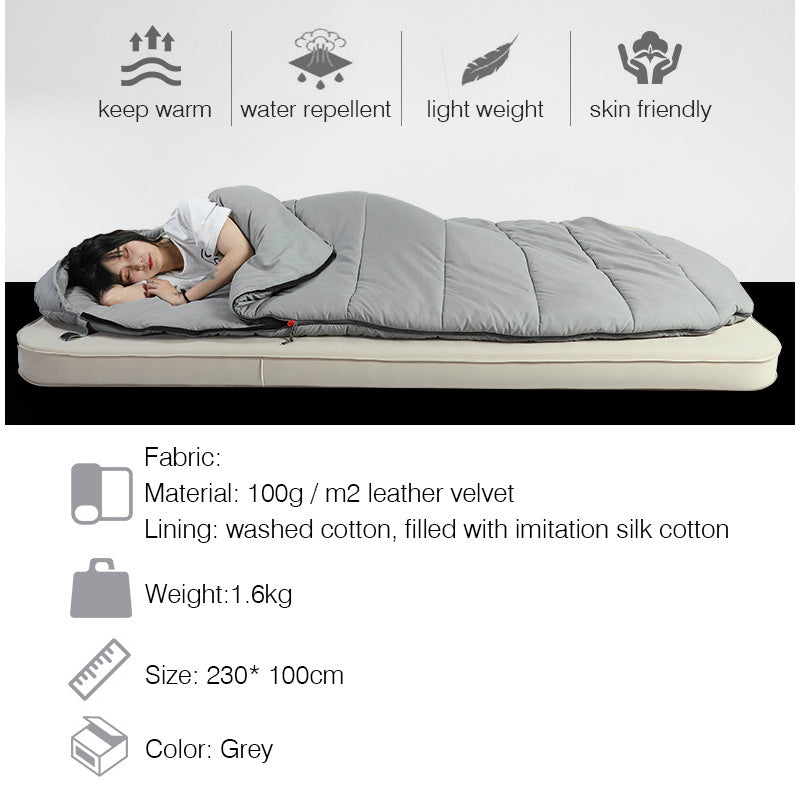 CozyNest Oval Sleeping Bag – Cocoon Design for Ultimate Camping Comfort