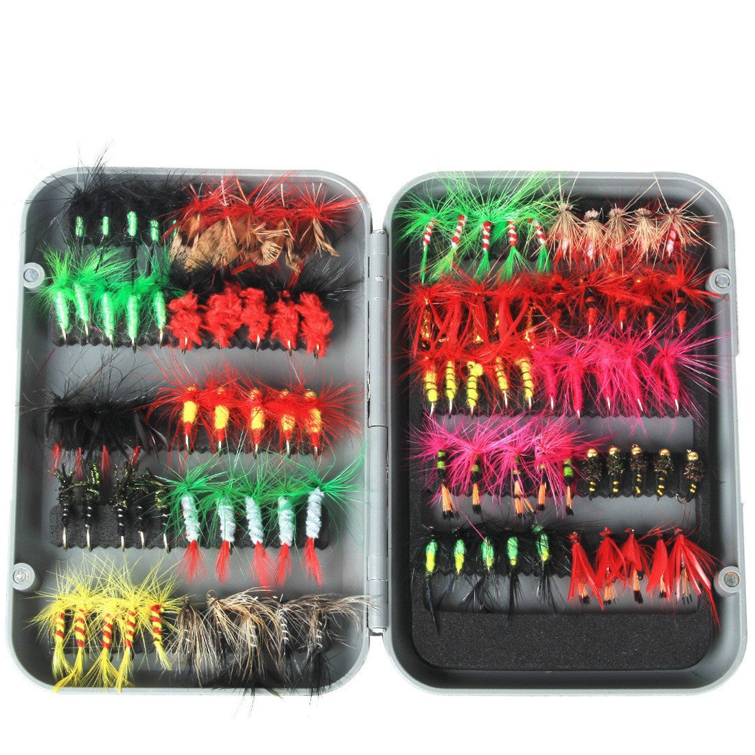 Fly Fishing Gear 100 Fly Bait Set