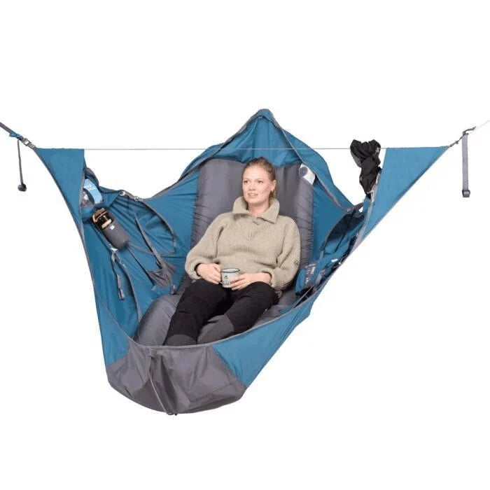 The Home Flat Hammock Tent With Bug Net And Suspension Kit Great For All Year Round Camping