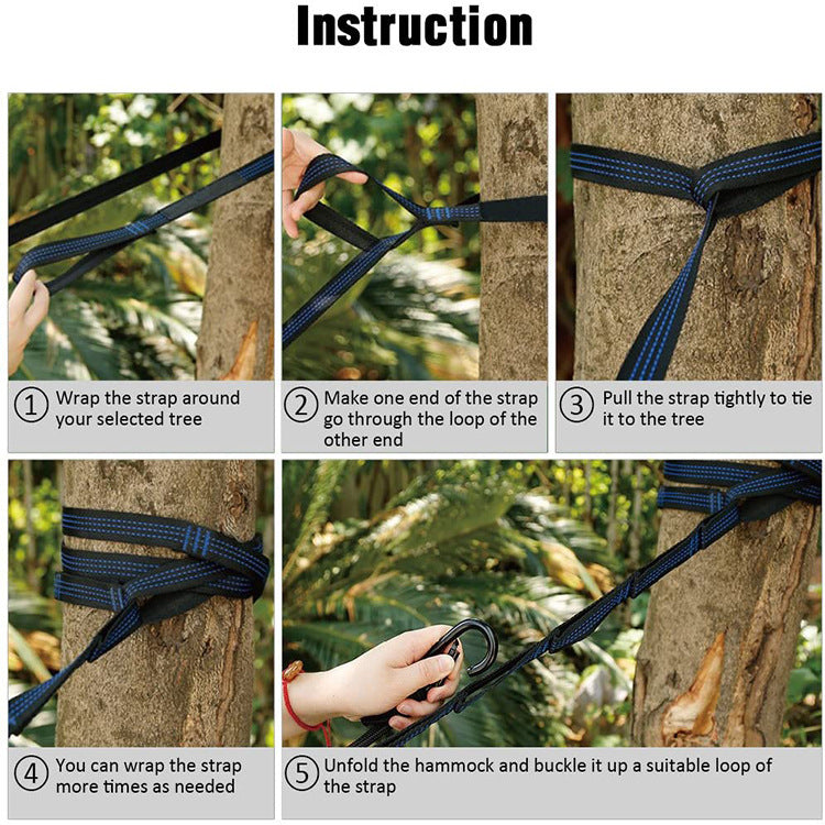 Outdoor Camping Hammock – Lightweight Parachute Cloth for Camping
