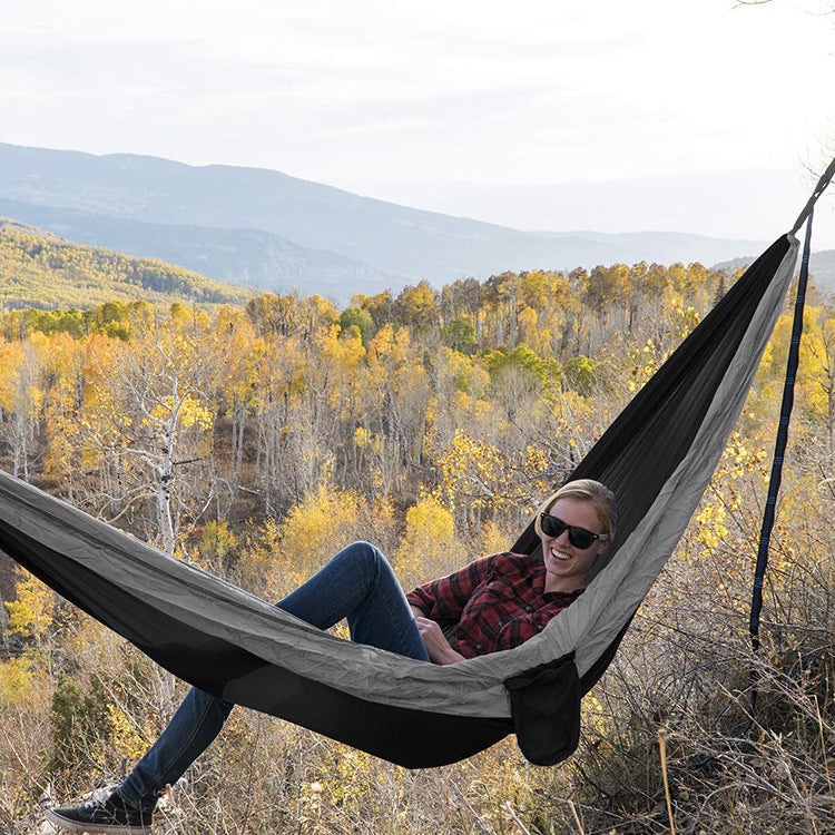 Outdoor Camping Hammock – Lightweight Parachute Cloth for Camping