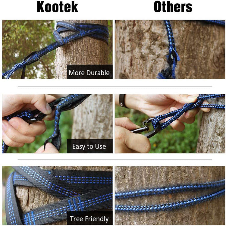 Outdoor Camping Hammock – Lightweight Parachute Cloth for Camping