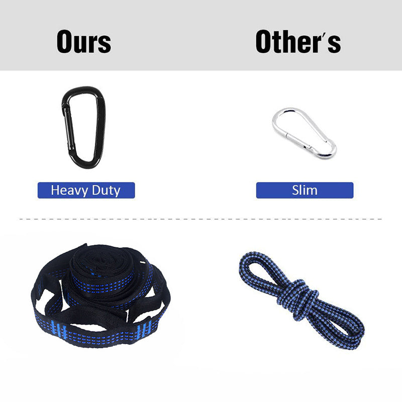 Outdoor Camping Hammock – Lightweight Parachute Cloth for Camping