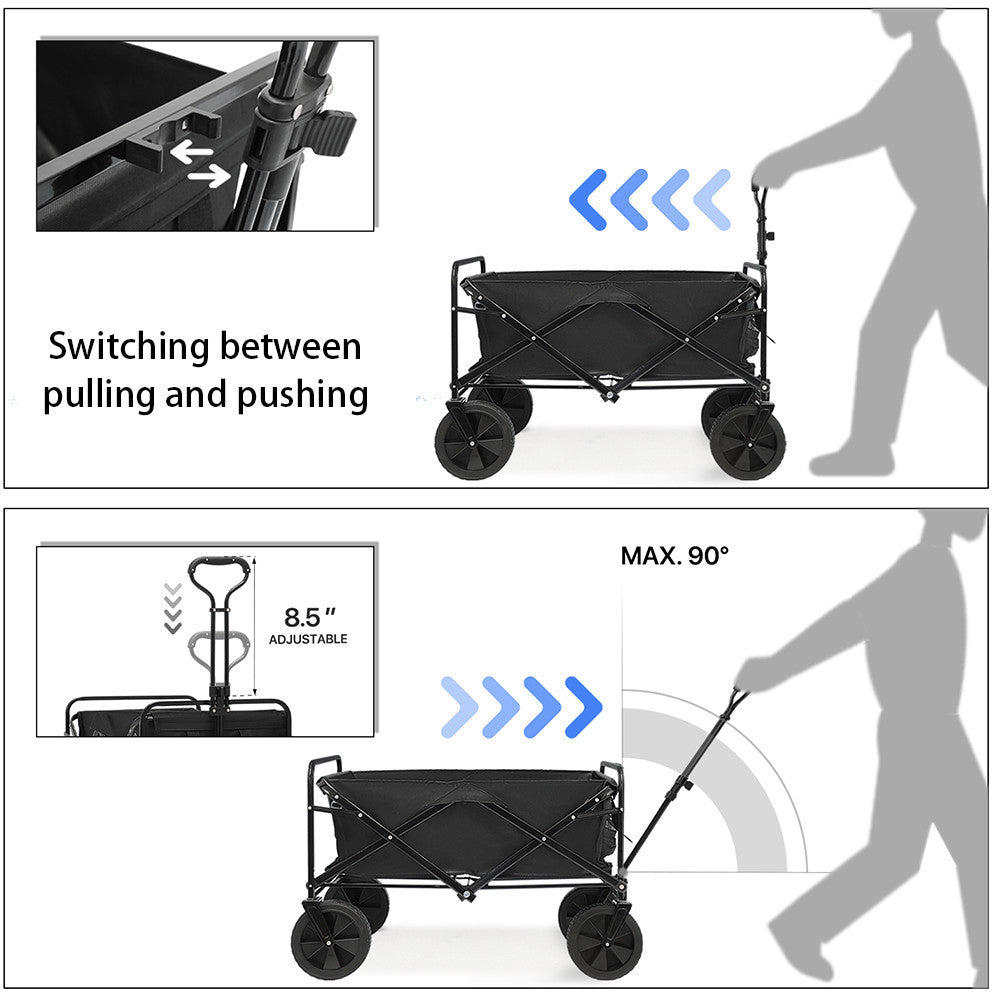 Heavy Duty Foldable Camping Wagon For All Terrain And Every Adventure