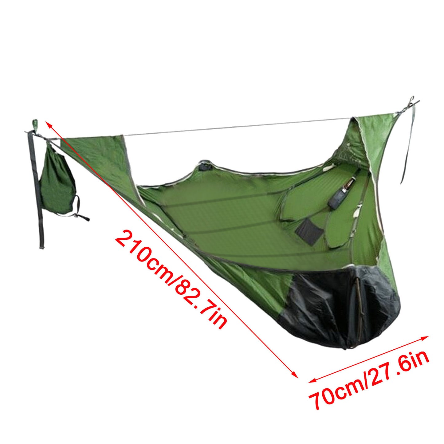 The Home Flat Hammock Tent With Bug Net And Suspension Kit Great For All Year Round Camping