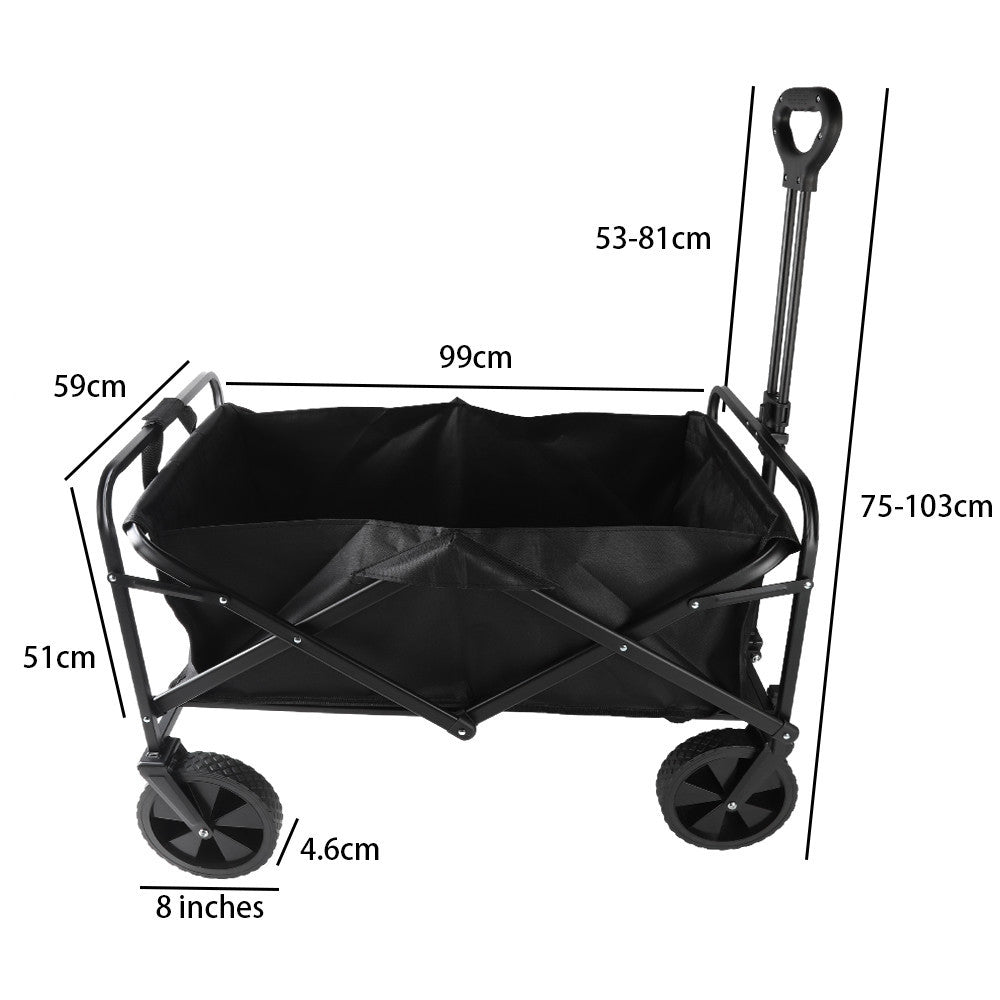 Heavy Duty Foldable Camping Wagon For All Terrain And Every Adventure
