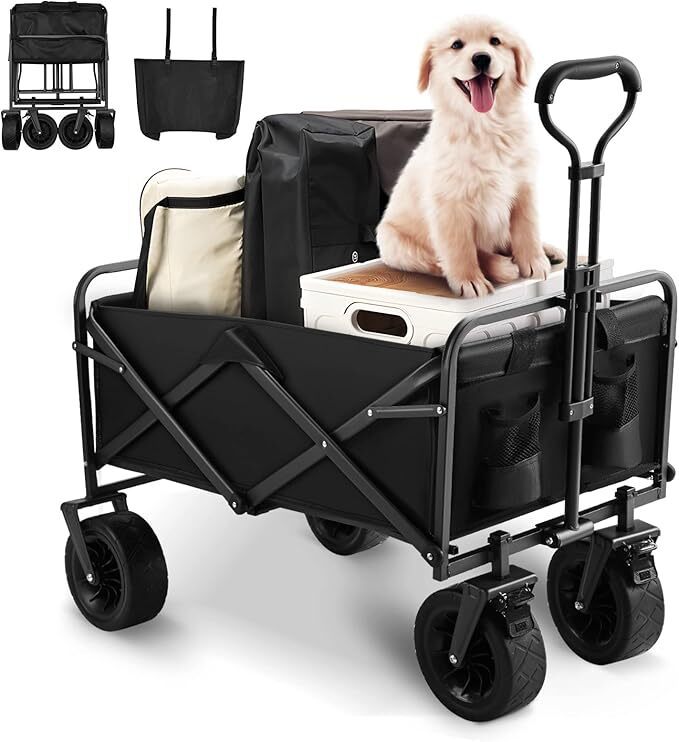 Heavy Duty Foldable Camping Wagon For All Terrain And Every Adventure