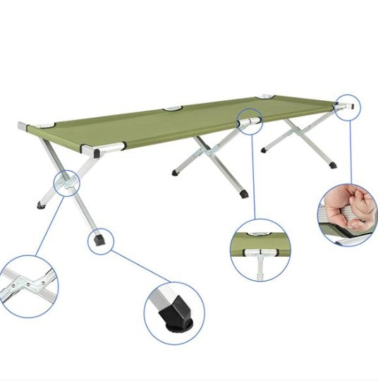 TrailRest Foldable Camp Bed – Portable Outdoor Comfort