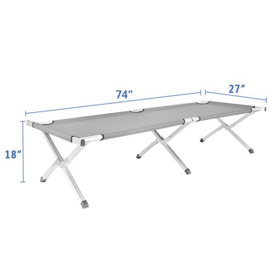 TrailRest Foldable Camp Bed – Portable Outdoor Comfort