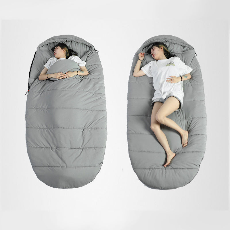 CozyNest Oval Sleeping Bag – Cocoon Design for Ultimate Camping Comfort