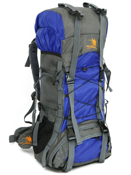 60L Extra Large Hiking Backpack – Waterproof Outdoor Pack for Camping & Travel