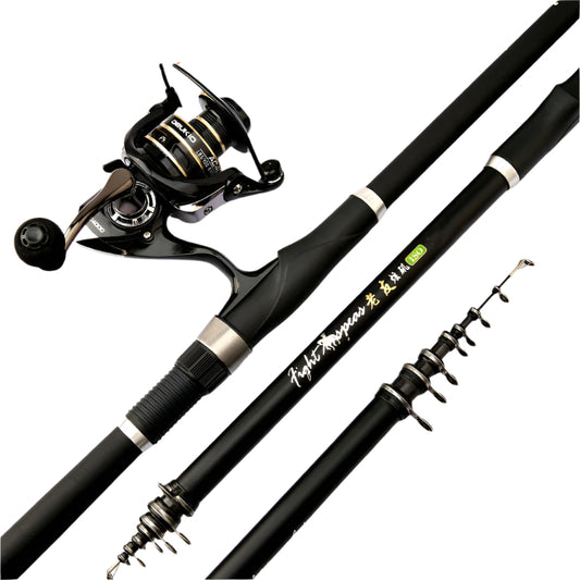 Lightweight Carbon Travel Fishing Rod - Lightweight & Durable